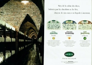 Publicité Advertising 420 2000 fromage Roquefort Société les caves (2p) - Picture 1 of 1