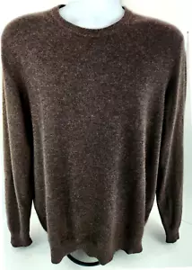 Suéter Pullover Ligero Marrón 100% Lana Cachemira CLUB ROOM Mediano M - Imagen 1 de 2