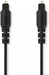 2m TOSlink Optical Digital Cable Audio Lead Tv Soundbar PS4 Sky - Picture 1 of 2