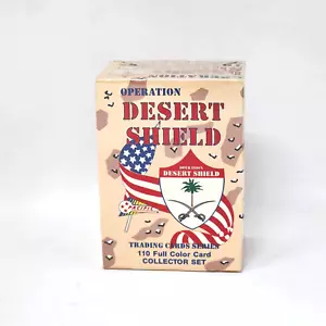 Pacific 1991 Operation Desert Shield 110 Trading Card Collector Set Neu Sealed - Bild 1 von 10