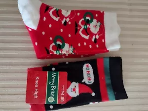 Christmas Socks - 2 Pair - Unisex - Picture 1 of 1