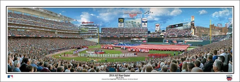 MLB ALL-STAR GAME 2014 Target Field, Minneapolis Premium Panoramic POSTER Print Cover