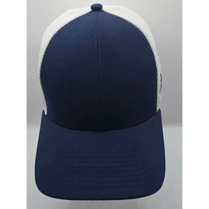 Gorra de camionero Adidas blanca de malla con cierre a presión OSFM 3 rayas Life - Imagen 1 de 8