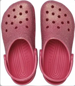 Crocs Classic Iridescent Glitter CG Clog Schuhe M9/W11 Dragon Fruit 211005-6ZQ - Bild 1 von 6
