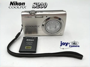 Nikon Coolpix S230 10MP - Silver - w/ Battery - Picture 1 of 6