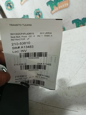 Seat Belt Front Bucket Driver Retractor Hatchback Note Fits 14-15 VERSA 3932689 - Image 1 of 3