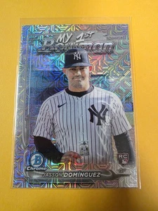 2024 Bowman Chrome - My 1st Bowman Jasson Dominguez #M1B-32 Mojo Refractor (RC) - Picture 1 of 2