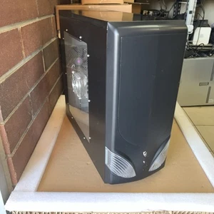 Vintage ~ HP Compaq Desktop PC Case w/PSU + DVD-ROM +Floppy Drive (Year 2003) - Picture 1 of 14