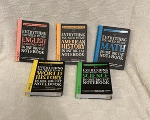 Everything You Need To Ace In One Big Fat Notebook 5 Book Lot - Picture 1 of 16