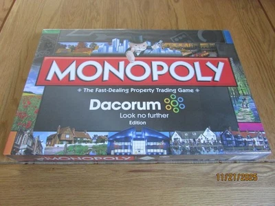 MONOPOLY "DACORUM" EDITION BOARD GAME NEW/SEALED - Image 1 of 4