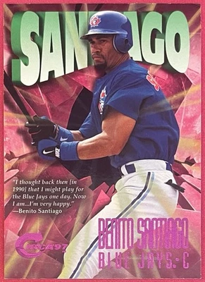 Benito Santiago 1997 Circa Rave #235 /150 #D 068/150 Blue Jays - Image 1 of 2