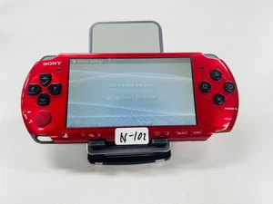 Consola SONY Playstation PSP 3000 roja y negra solo sin región probada desde Japón - Imagen 1 de 5