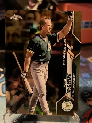 Mark McGwire 2020 Topps Chrome Update Gold Refractor /50 U-95 - Image 1 of 3