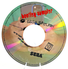 Sega Saturn Bootleg Sampler Demo Retro Gaming Disc Only Untested