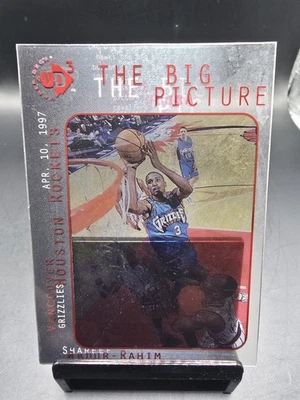 1997-98 Upper Deck UD3 Shareef Abdur-Rahim Big Picture #53 - Vancouver Grizzlies - Imagem 1 de 2