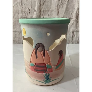 Vintage 80’s Hand Painted Southwestern Native American Pottery - Picture 1 of 7