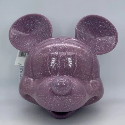 Bolso Cabeza Figura Mickey Mouse Moldeado Brillo Púrpura Parques Disney Loungefly X Foto 1 de 4