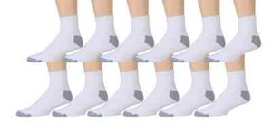 12 Paar Herren Knöchel Viertel Sportsocken sportlich Baumwolle tief geschnitten Socken Größe 10-13 - Bild 1 von 4