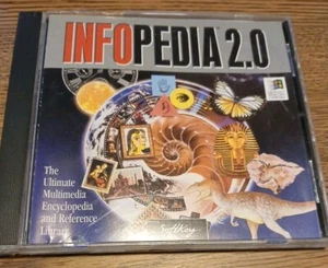INFOPEDIA 2.0 MULTIMEDIA ENCYCLOPEDIA LIBRARY – VINTAGE Windows - Picture 1 of 3