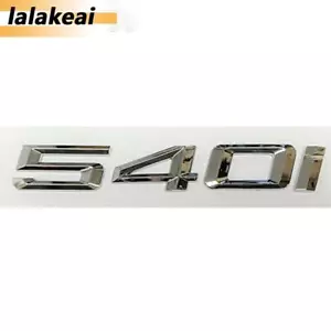 Para Nuevo 540i Calcomanía Letras 540 Cromo Baúl Trasero Emblema Insignia Tailagte Placa de Identificación - Imagen 1 de 3