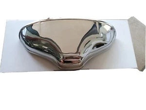 FANALINO LUCE TARGA POSTERIORE FIAT 500 EPOCA IN ALLUMINIO CROMATO con GUARNIZ - Imagen 1 de 7
