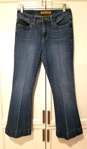 Seven7 Premium Denim Women’s Boot Cut Medium Distressed Wash Size 4 - Picture 1 of 3