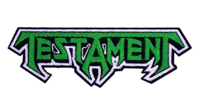 Testament Embroidered Sew-on Patch | Legacy American Thrash Metal Band Logo