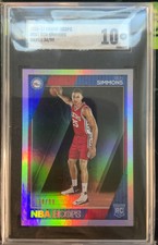 2016 Panini Hoops Ben Simmons Silver Rookie Card  34/99 SGC 10