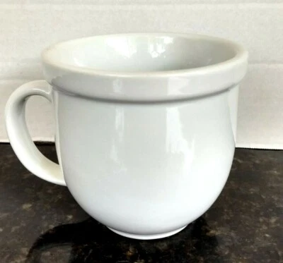 Pottery Barn Restaurant Ware 'Suppertime' 12 oz White Coffee/Tea Cup Replacement - Image 1 of 4