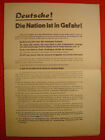 DEUTSCHE! DIE NATION IST IN GEFAHR! - Adenauer-Politik - Flugblatt der KPD 1950