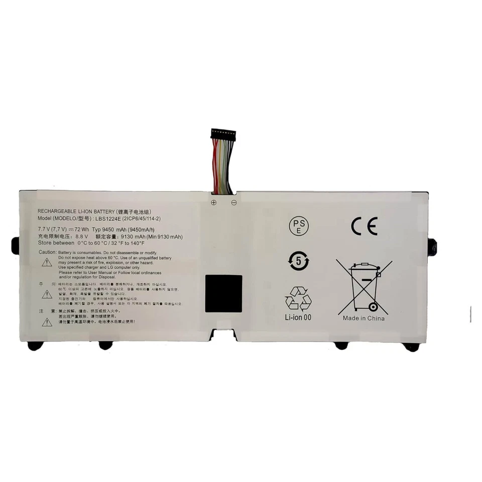 VER DESCR. BATERÍA PARA LG GRAM 2018 13Z980 13Z970 14Z980 15Z980 15Z980-G.AA52C LBS1224E