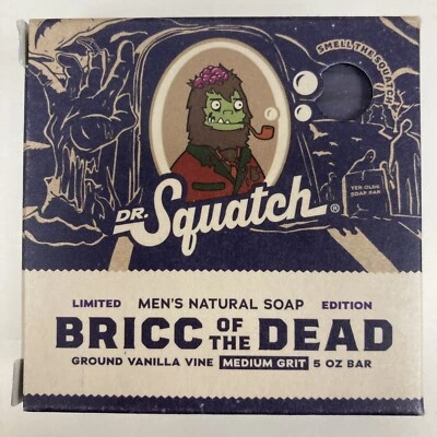 Dr. Squatch Limited Edition BRICC OF THE DEAD Natural Soap Bar