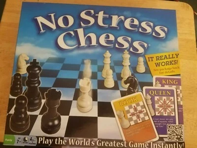 No Stress Chess Board Game Learn Chess Easy For Kids Adults Complete  - Image 1 of 4