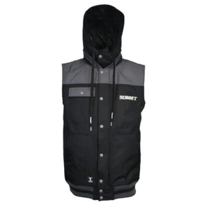 Technine Removable Hood Quilted Snowboard Vest, Men's Small, Black New - Picture 1 of 2