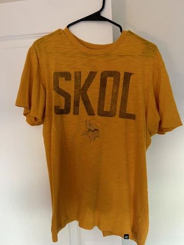 47 Brand Minnesota Vikings Skol T-Shirt LARGE Not Nike Cover