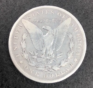 1891 Morgan Silver $1 Dollar One Doller 13 Stars Miss Print? Looks like Q Not O - Picture 1 of 3