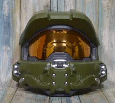 Microsoft Halo Chief Helmet Mask 2015 Halloween Costume (Darker Gold Version) - Image 1 of 4