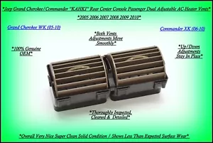 2005-2010 Grand Cherokee/Commander Rear Center Console AC Heater Air Vent Khaki - Bild 1 von 5