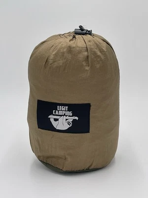 Legit Camping Hammock Lightweight Portable Army Green/Khaki - Image 1 of 2