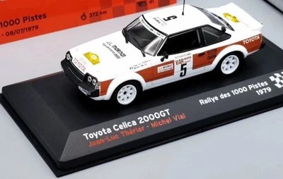 TOYOTA CELICA 2000GT #5 RALLYE 1000 PISTES 1979 -JL.THERIER - IXO / ALTAYA  1/43 - Photo 1/4