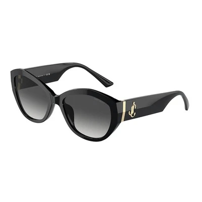 Gafas de sol Jimmy Choo JC 5013U 50008G negras de plástico mariposa lentes degradadas grises Foto 1 de 3