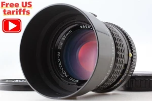 [ MINT w/ Hood Caps ] smc Pentax M 85mm f/2 Portrait MF Lens K Mount From JAPAN - Picture 1 of 15