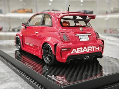 1:18 VIP Abarth 595 LB - R  Widebody(Limited Edition 99pc)Liberty Walk Fiat 500 - Immagine 1 di 4