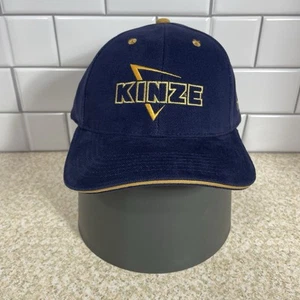 Vintage Kinze Mfg blau bestickt Truckermütze Kappe Landmaschinen USA verstellbar NEU - Bild 1 von 8