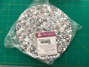 Longaberger 238762 runder 9" M karierter Untersetzer - neu - Bild 1 von 2