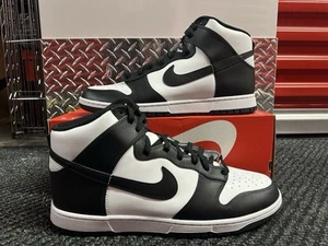 Men’s Size 13 Nike Dunk High Retro 'Panda' White Black DD1399-105 - Picture 1 of 8