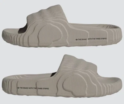 NUEVO Adidas Adilette 22 Slides para hombre talla EE. UU. 10 MARRÓN CLARO Foto 1 de 4