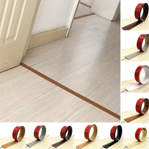 Striscia di transizione anticollisione PVC laminato pavimento piatto soglia cucitura bordo bordo bordo bordo bordo - Foto 1 di 24