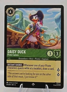 Daisy Duck - Pirate Captain 81/204 Disney's Lorcana Azurite Sea Regular - Picture 1 of 2