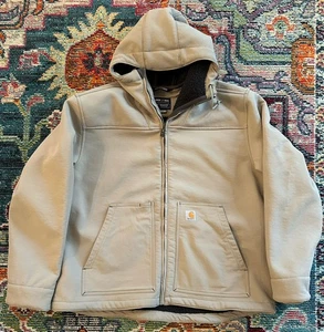Men’s Carhartt Jacket XL Reg Super Dux Sherpa Lined 0J5001-M *SMOKER - Picture 1 of 12